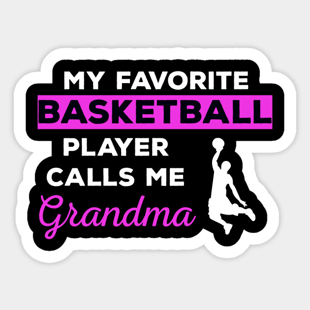 Basketball Grandma Sticker by mikevdv2001